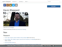Tablet Screenshot of kevinsheppard.com